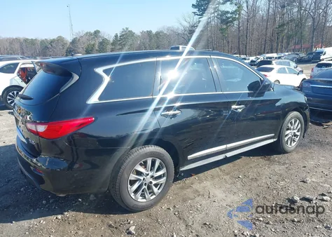 2013 Infiniti Jx35 z USA, uszkodzony, nr VIN 5N1AL0MM1DC346549